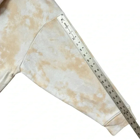 FABLETICS Eco-Conscious Repreve Hoodie Milk Honey Magma Tie-Dye Oversized sz 2X - Picture 6 of 8